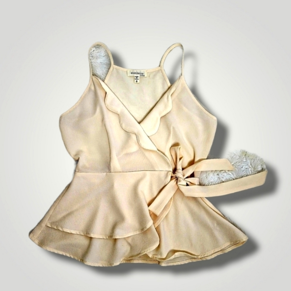 MONTEAU Blouse in Beige